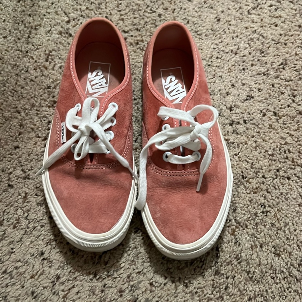 Pink suede vans